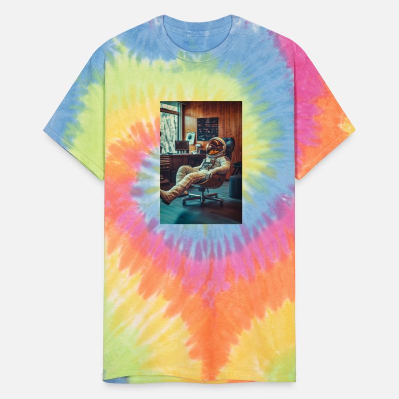 Chill Astronaut in Office