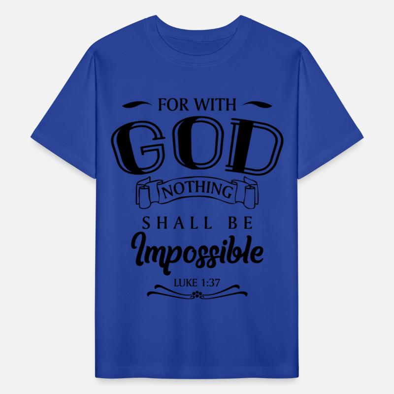 Christian Kids Shirt - For With God