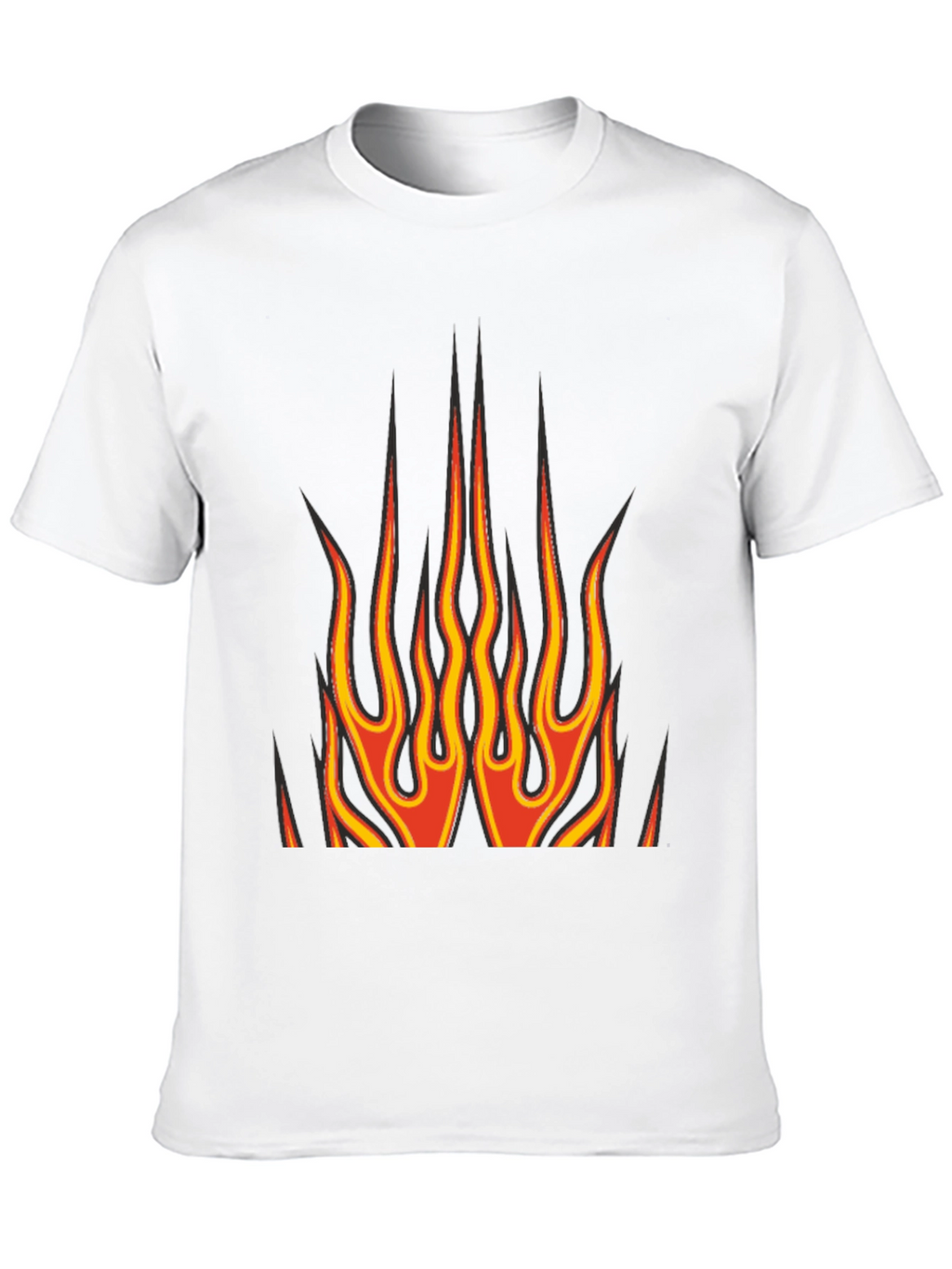 Flame Graphic T-Shirt - Bold Design