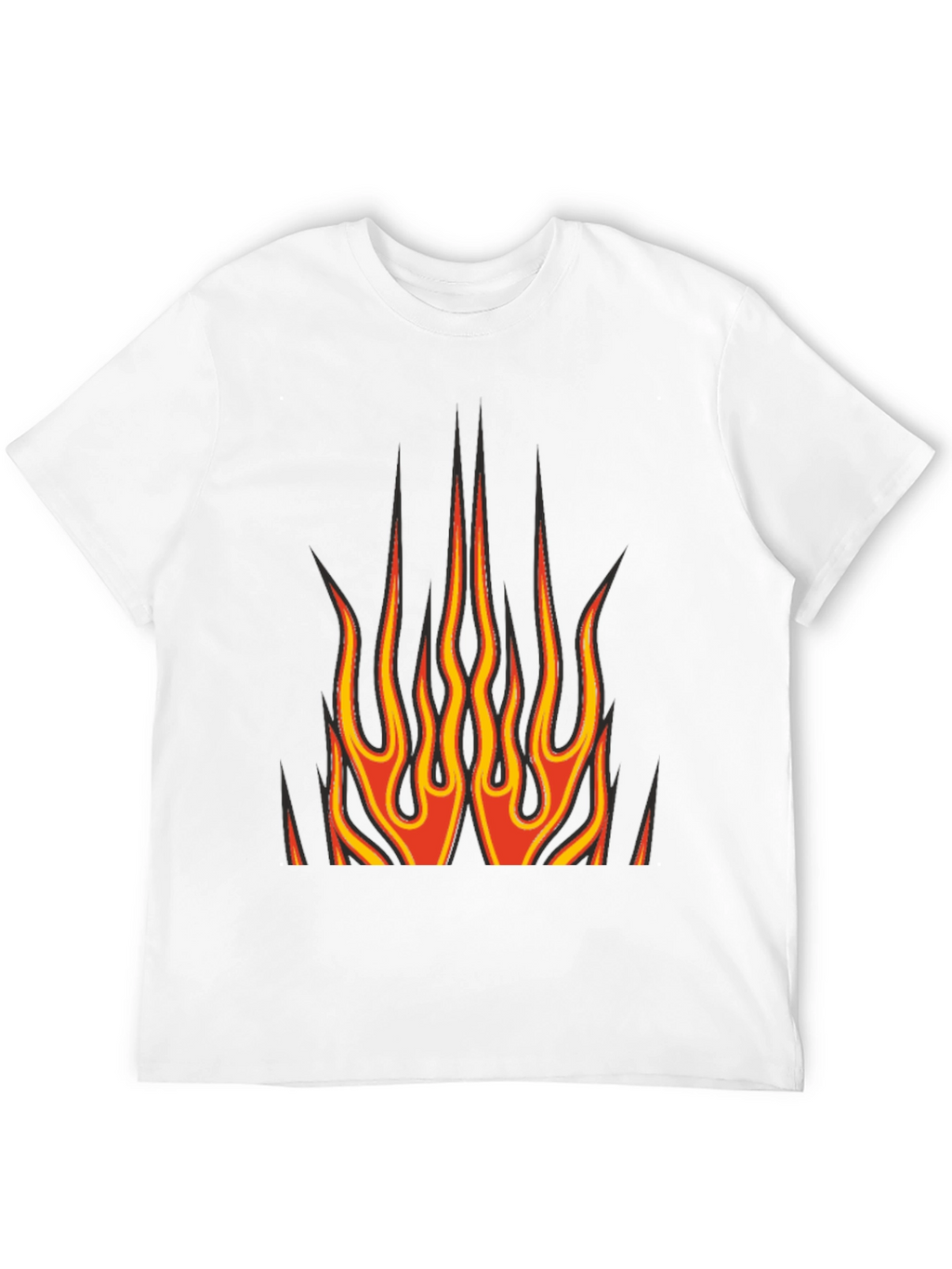 Flame Graphic T-Shirt - Bold Design
