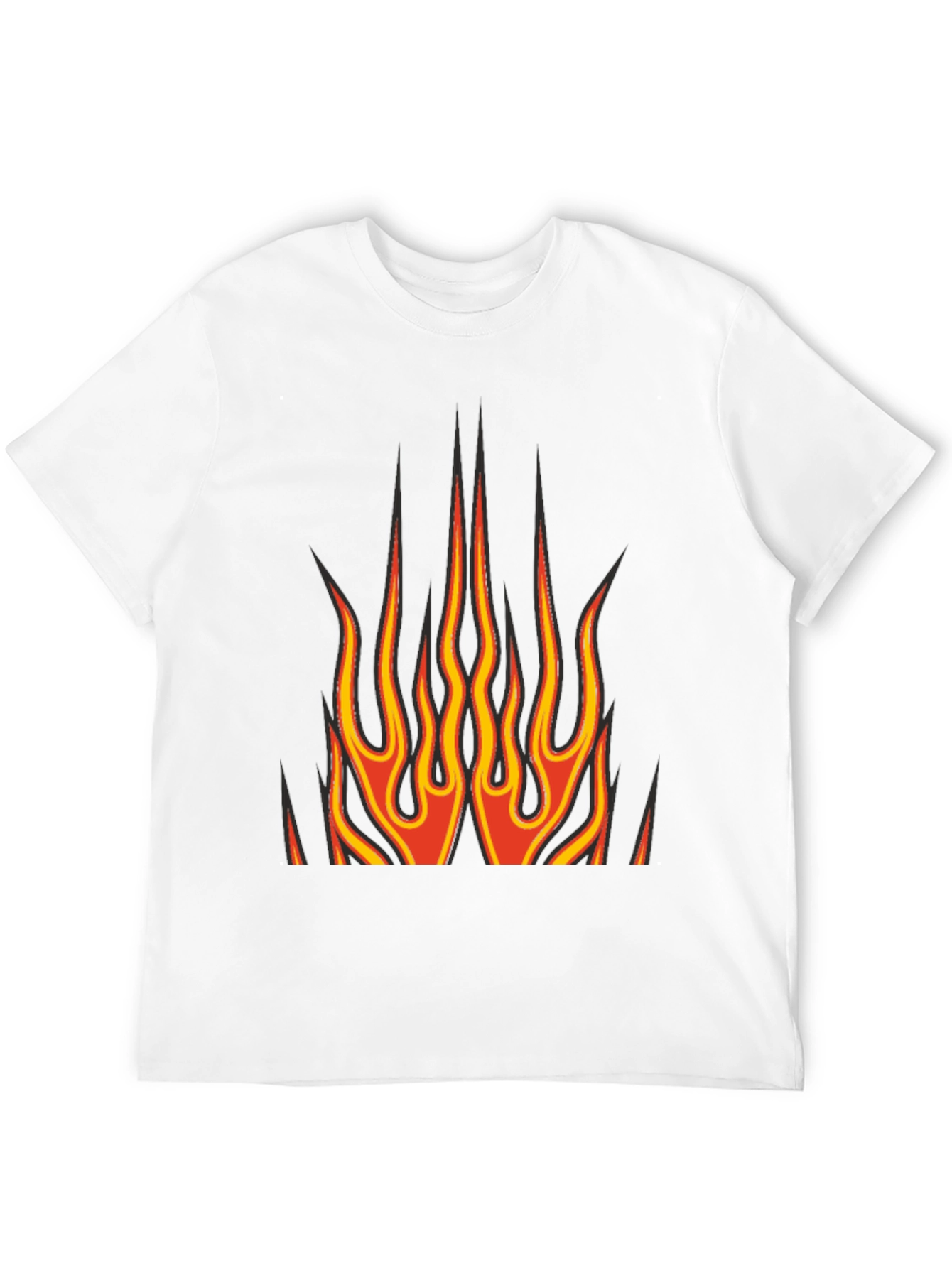 Flame Graphic T-Shirt - Bold Design