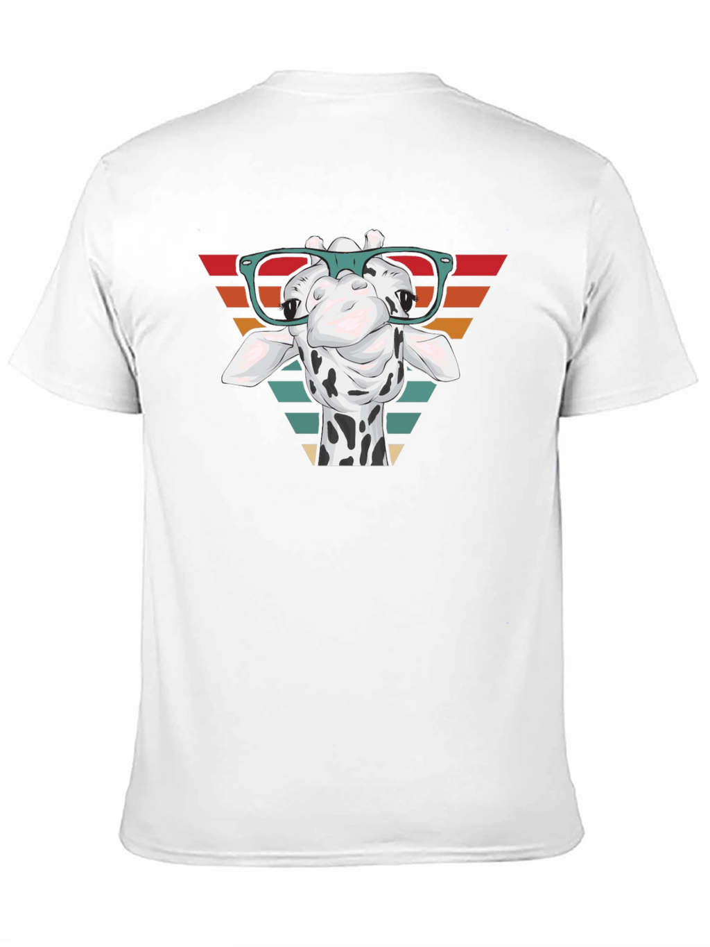 Giraffe Glasses Graphic Tee - Stylish Comfort