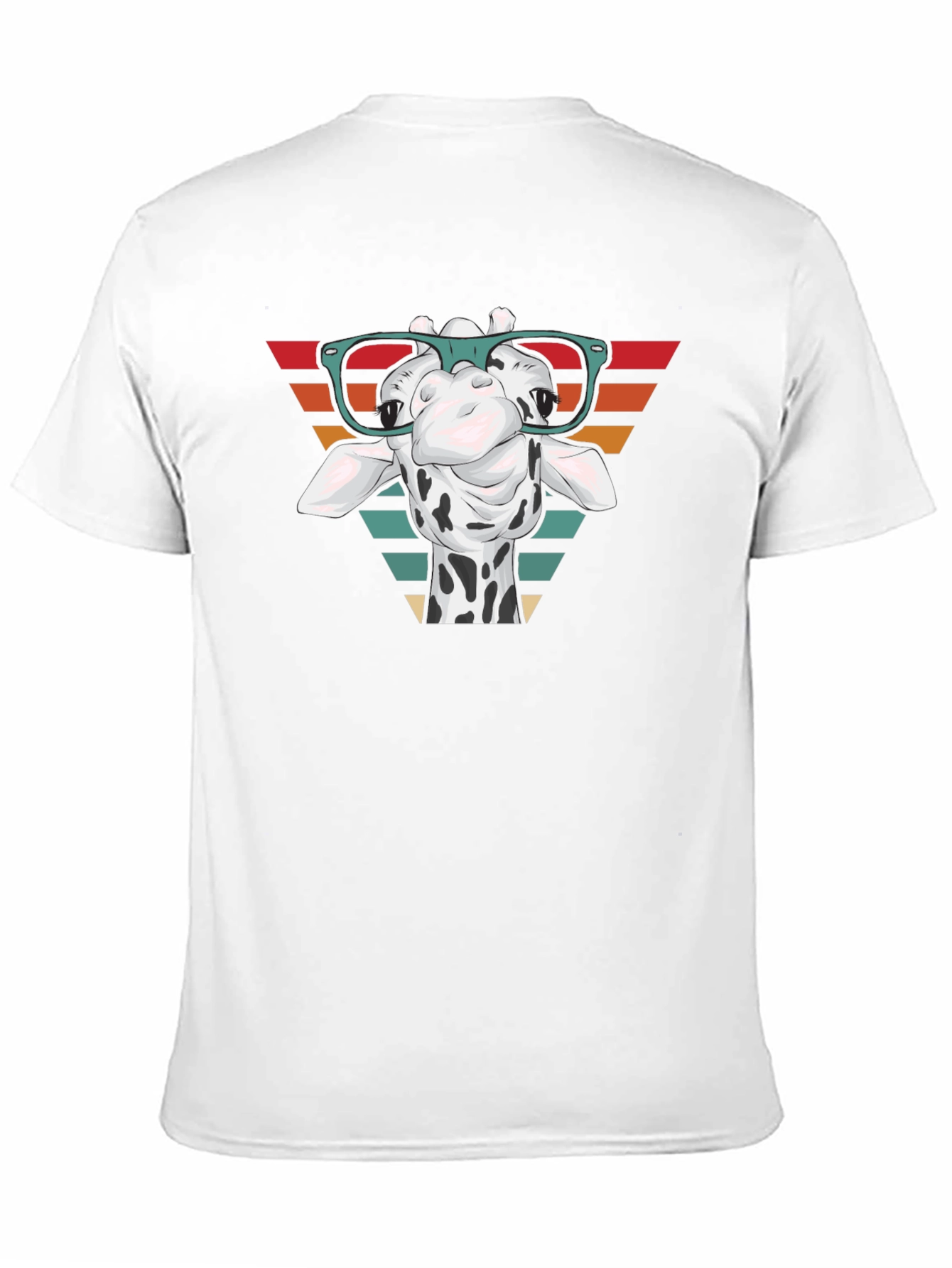 Giraffe Glasses Graphic Tee - Stylish Comfort