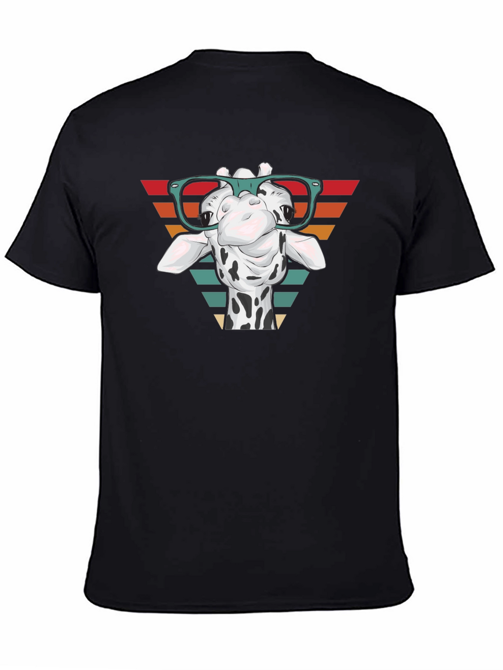 Giraffe Glasses Graphic Tee - Stylish Comfort
