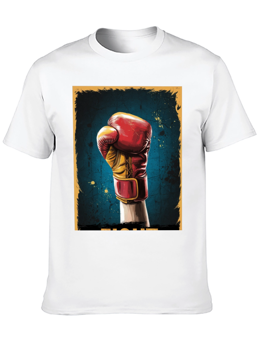 Fight Graphic Tee - Boxing Glove Print