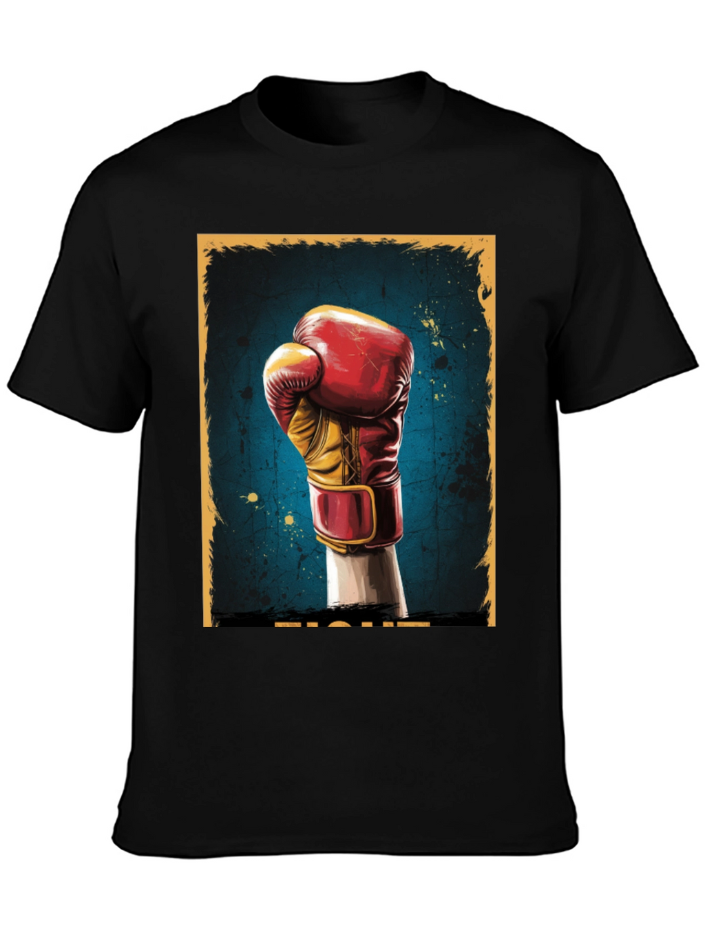 Fight Graphic Tee - Boxing Glove Print