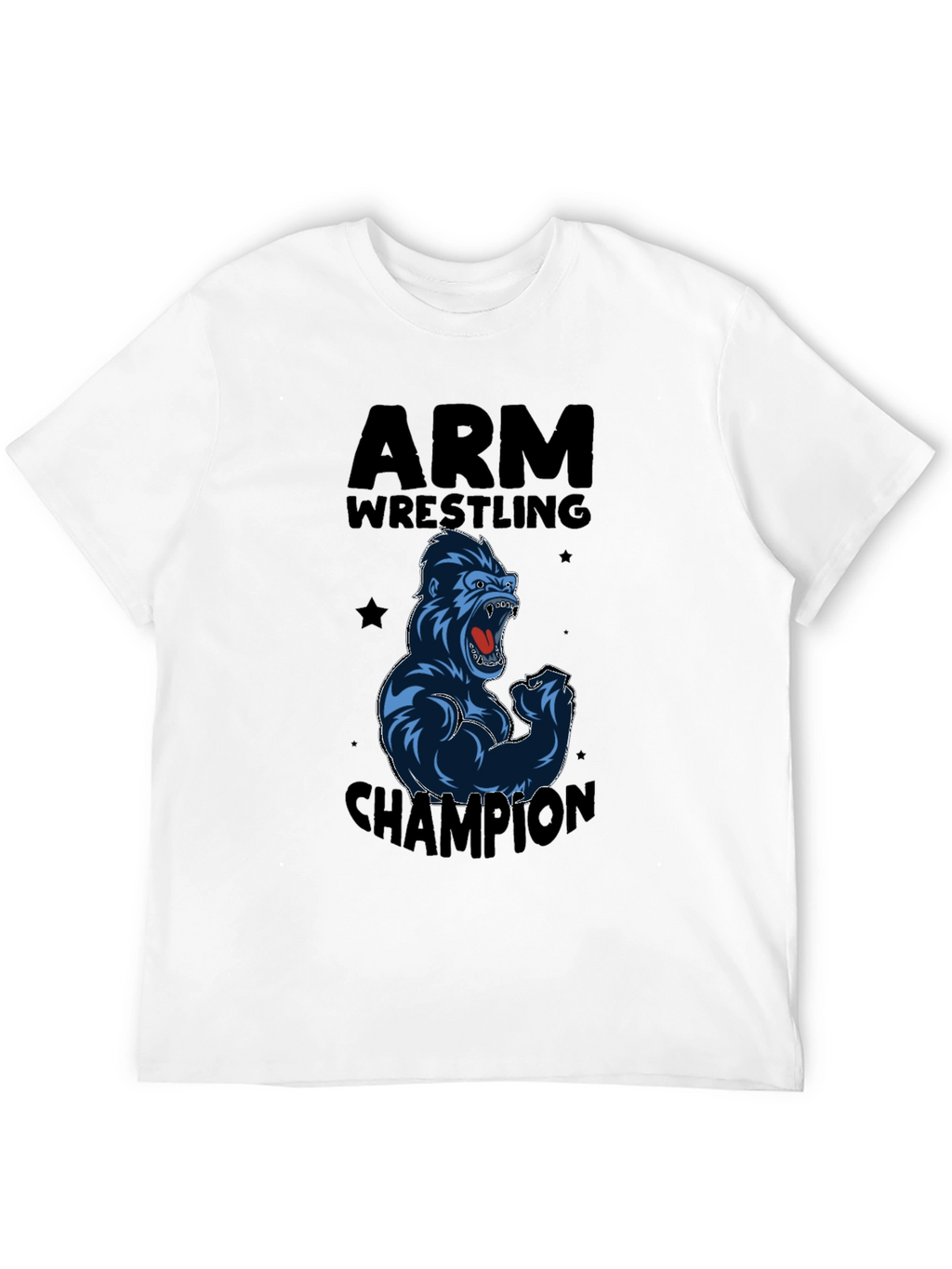 Arm Wrestling Champion Gorilla Graphic T-Shirt