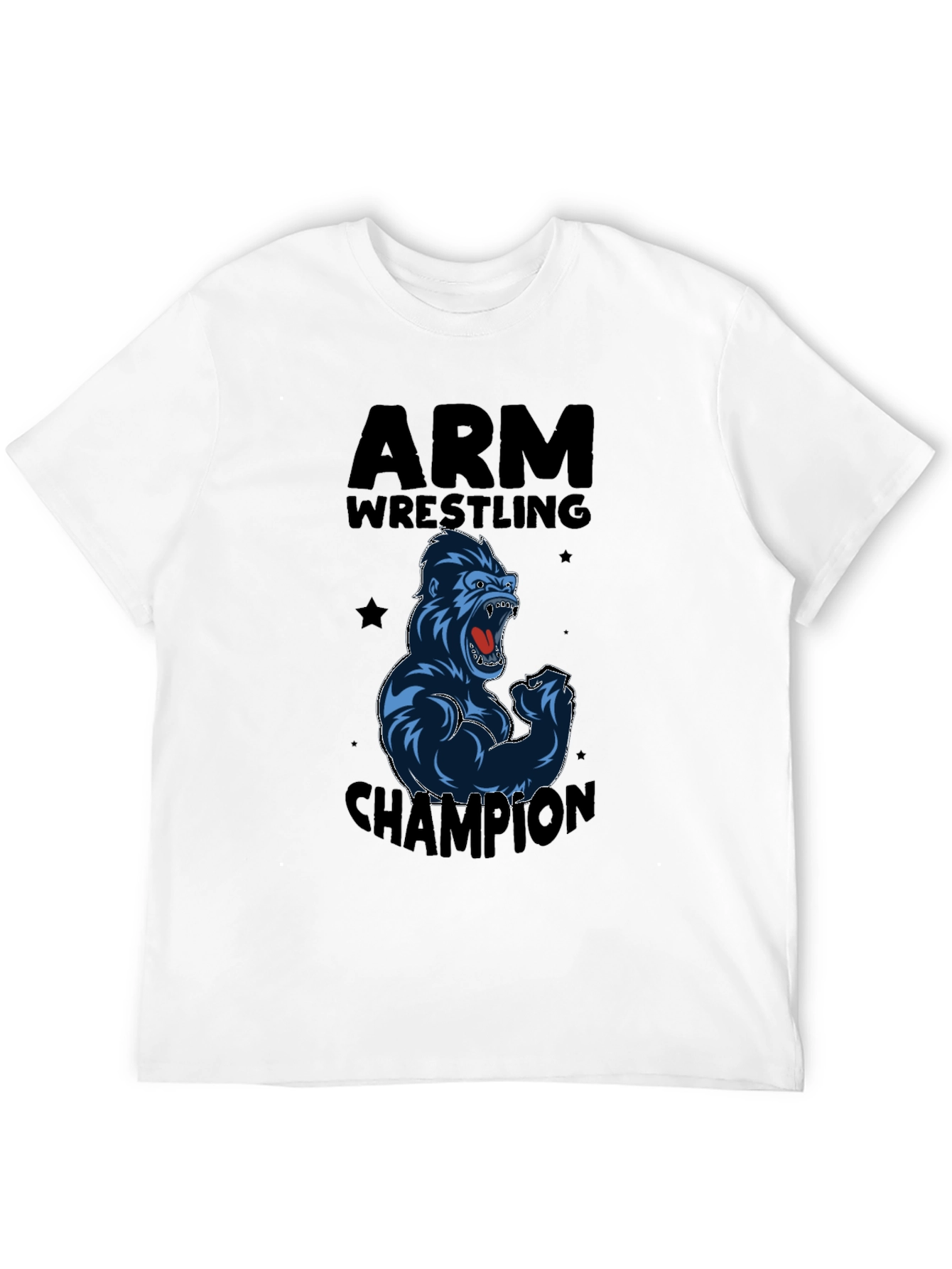Arm Wrestling Champion Gorilla Graphic T-Shirt
