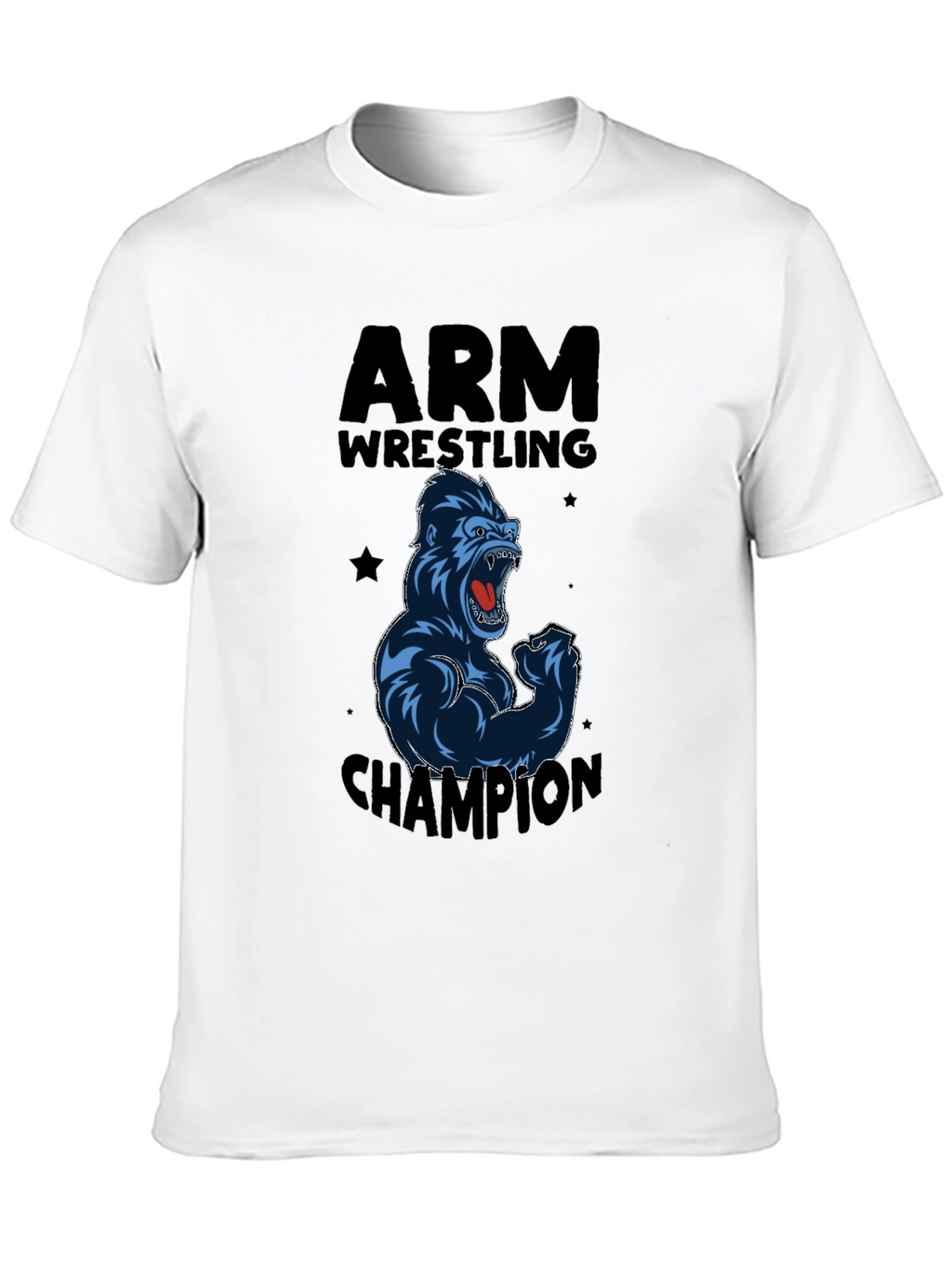 Arm Wrestling Champion Gorilla Graphic T-Shirt