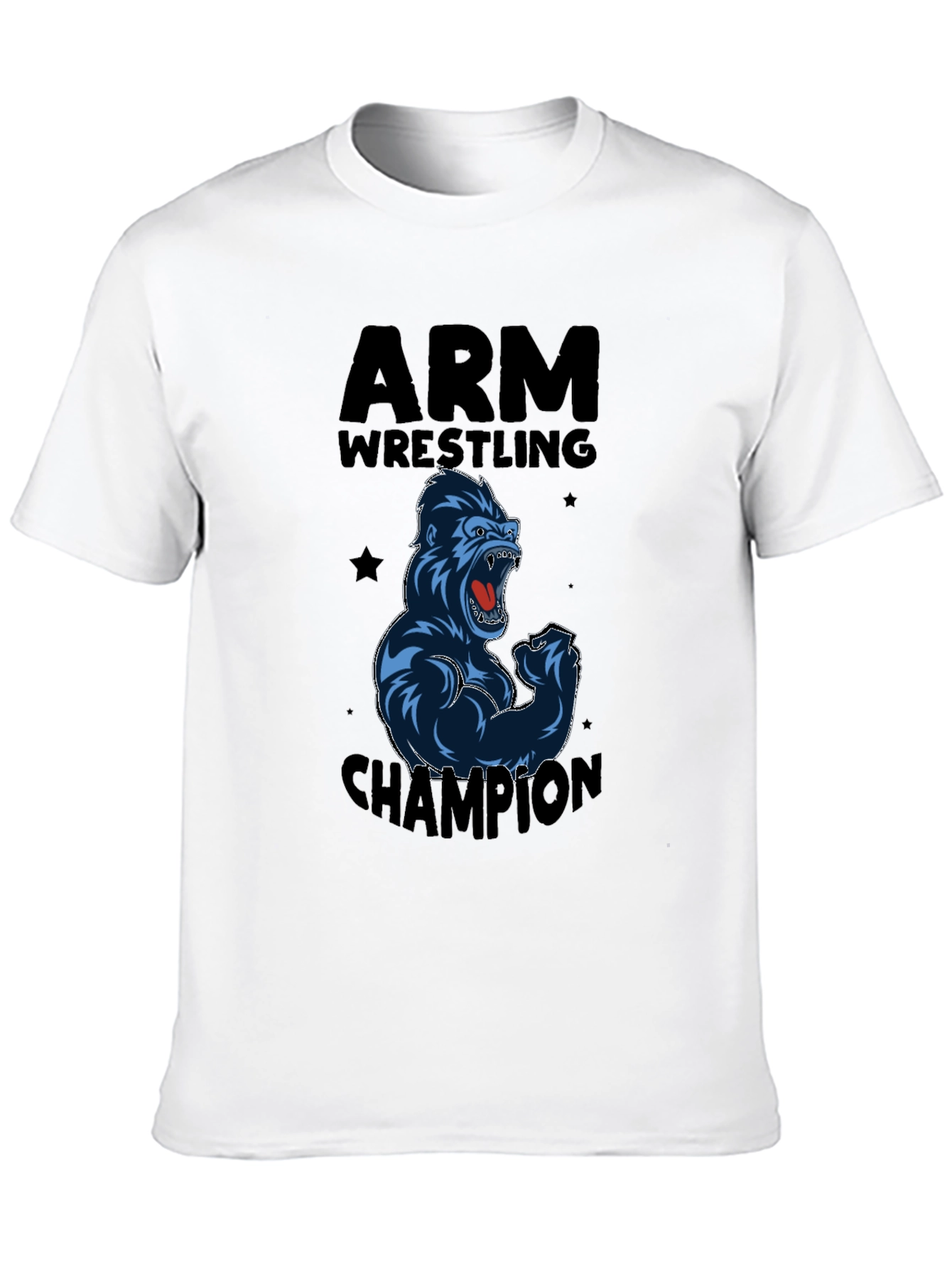 Arm Wrestling Champion Gorilla Graphic T-Shirt