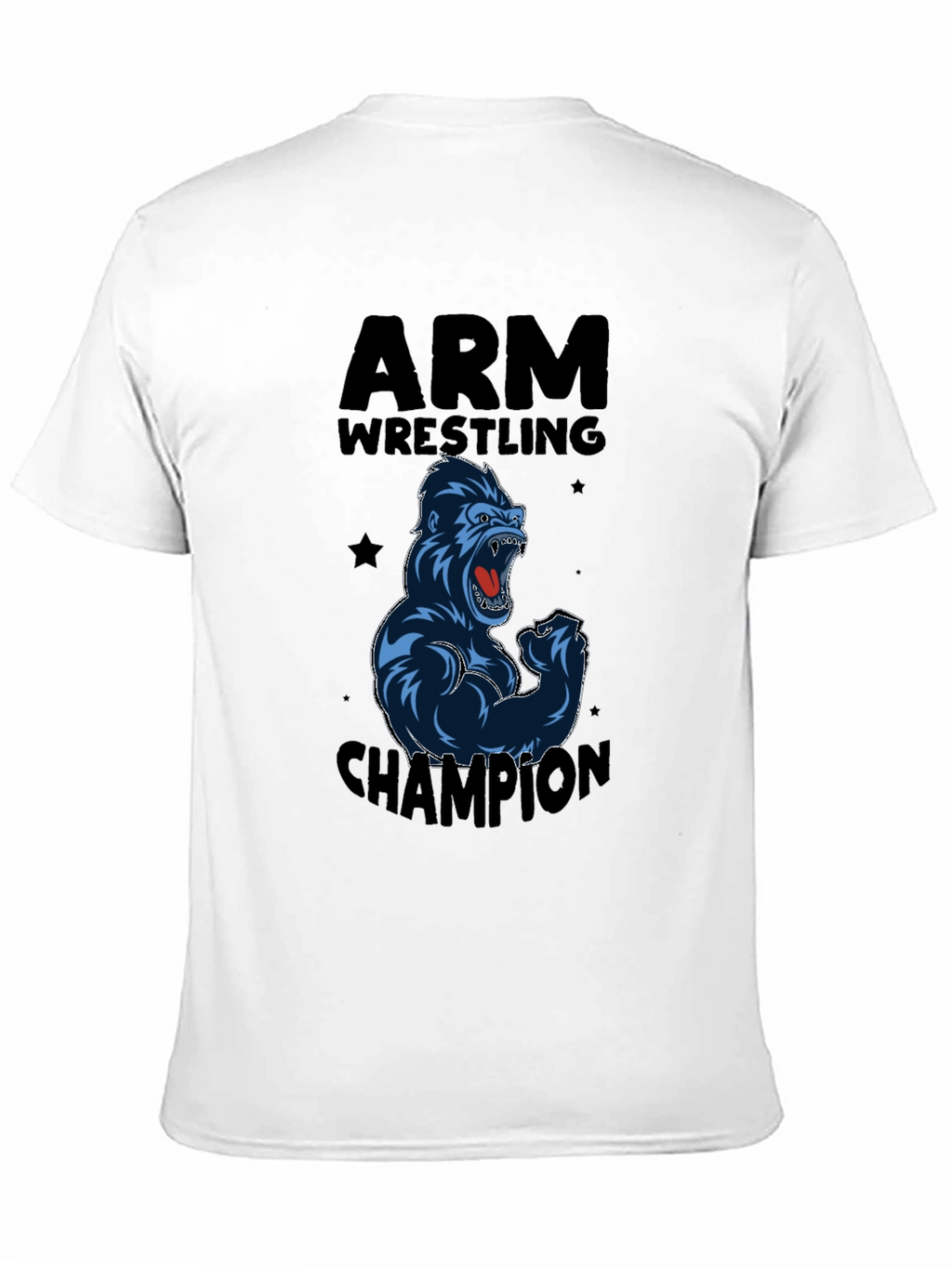 Arm Wrestling Champion Gorilla Graphic T-Shirt