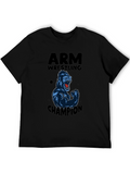 Arm Wrestling Champion Gorilla Graphic T-Shirt