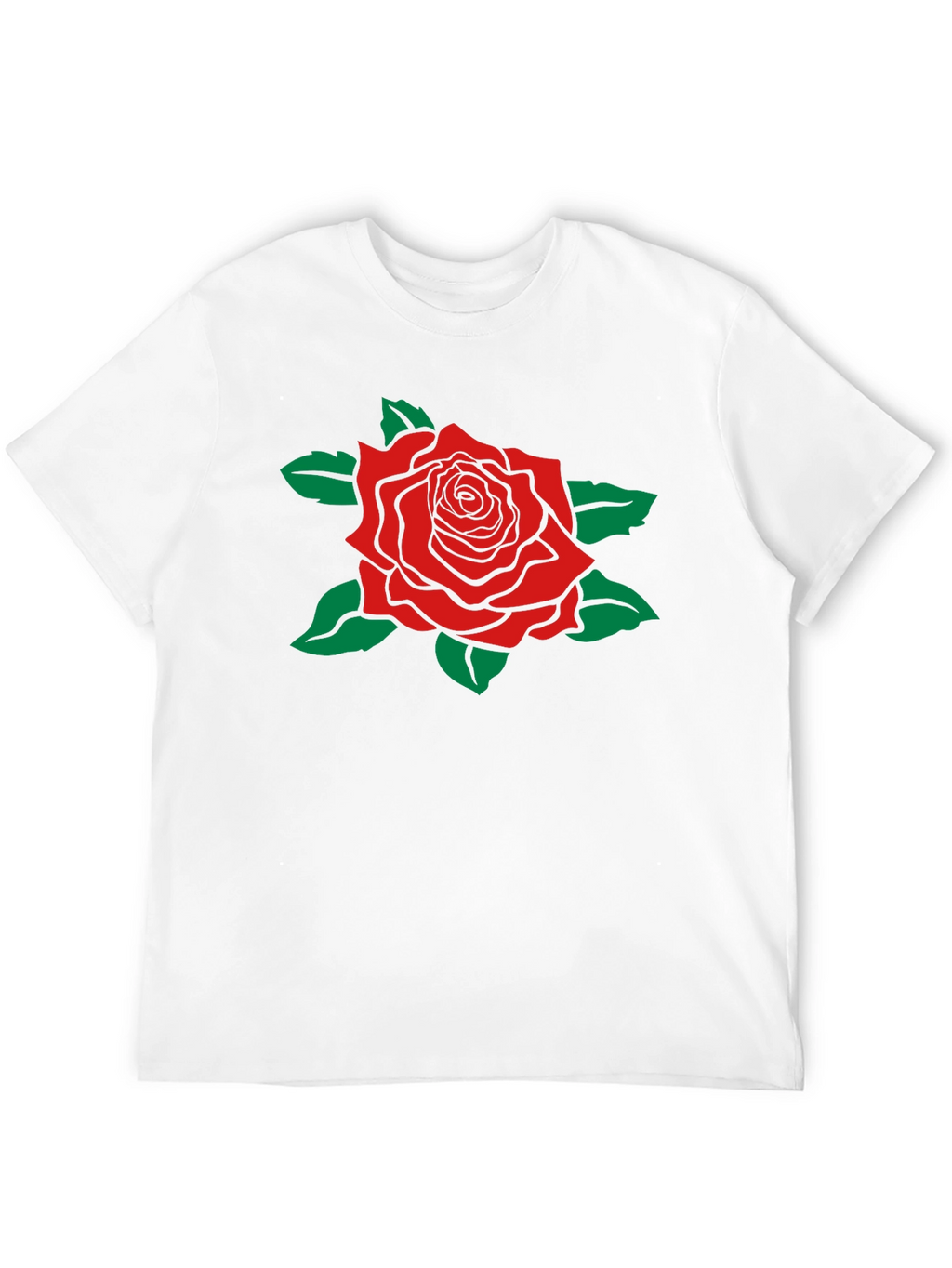 Rose Graphic T-Shirt - Black