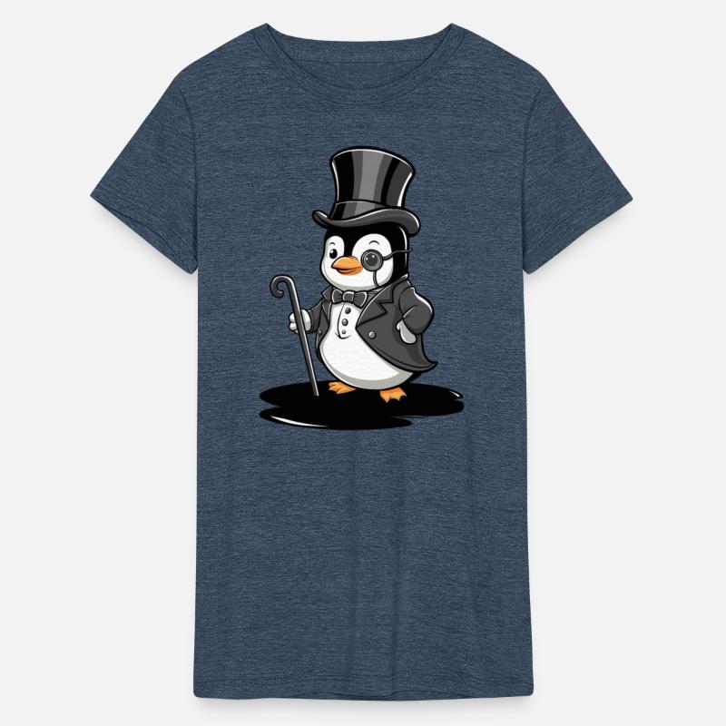 Classy Penguin With Top Hat And Monocle