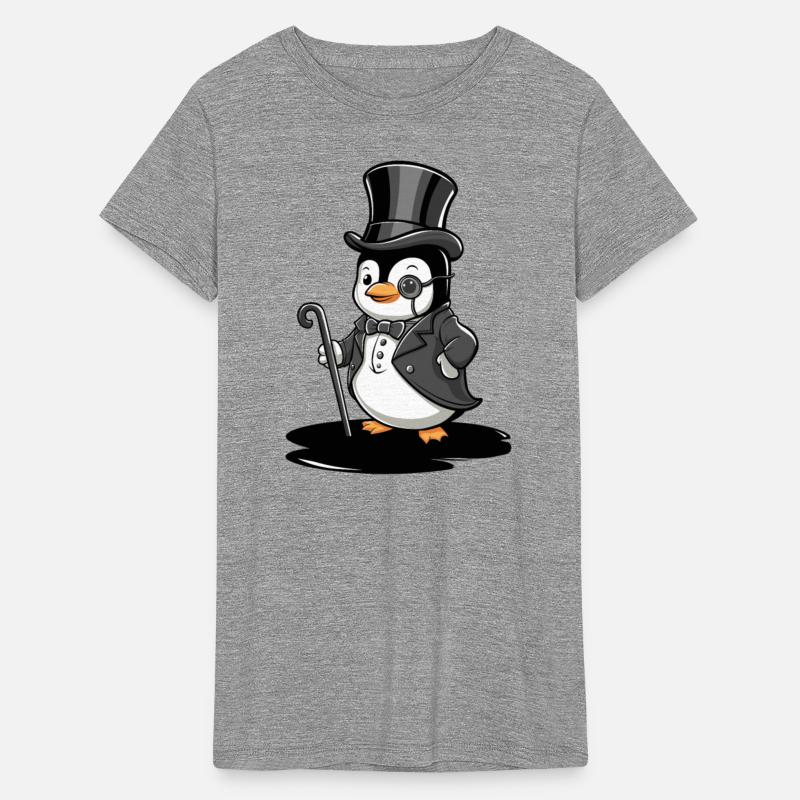 Classy Penguin With Top Hat And Monocle