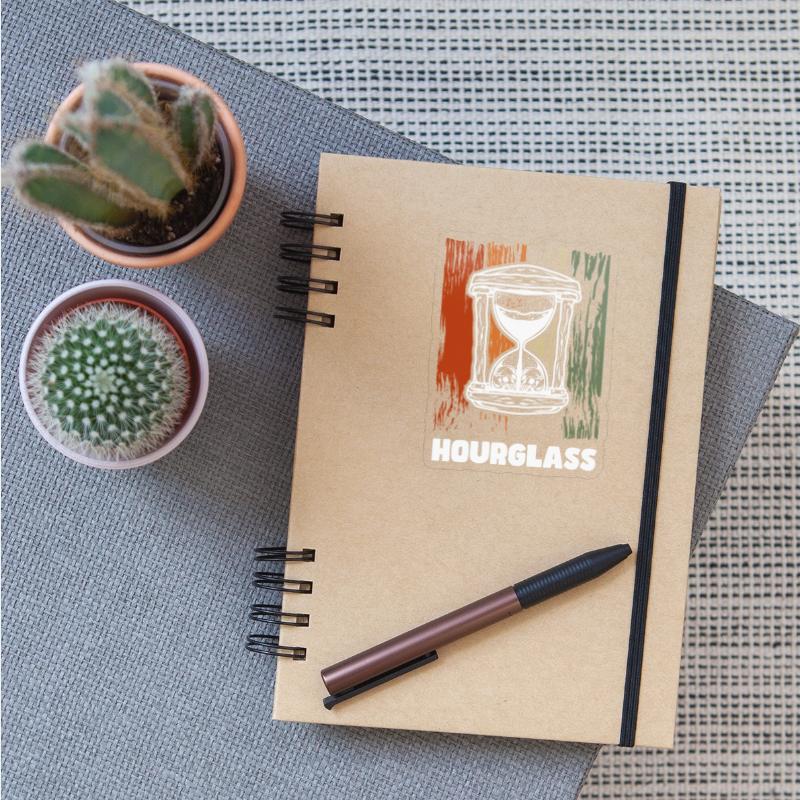 Clock Lifetime Glass Art