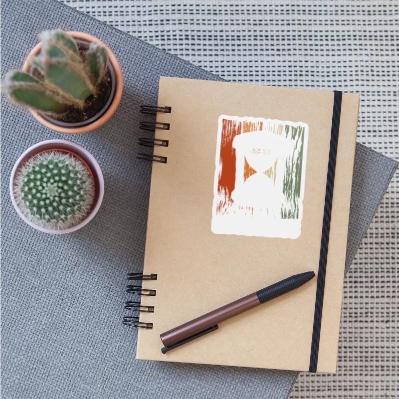 Clock Lifetime Glass Art