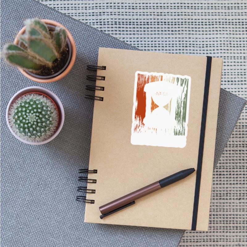 Clock Lifetime Glass Art