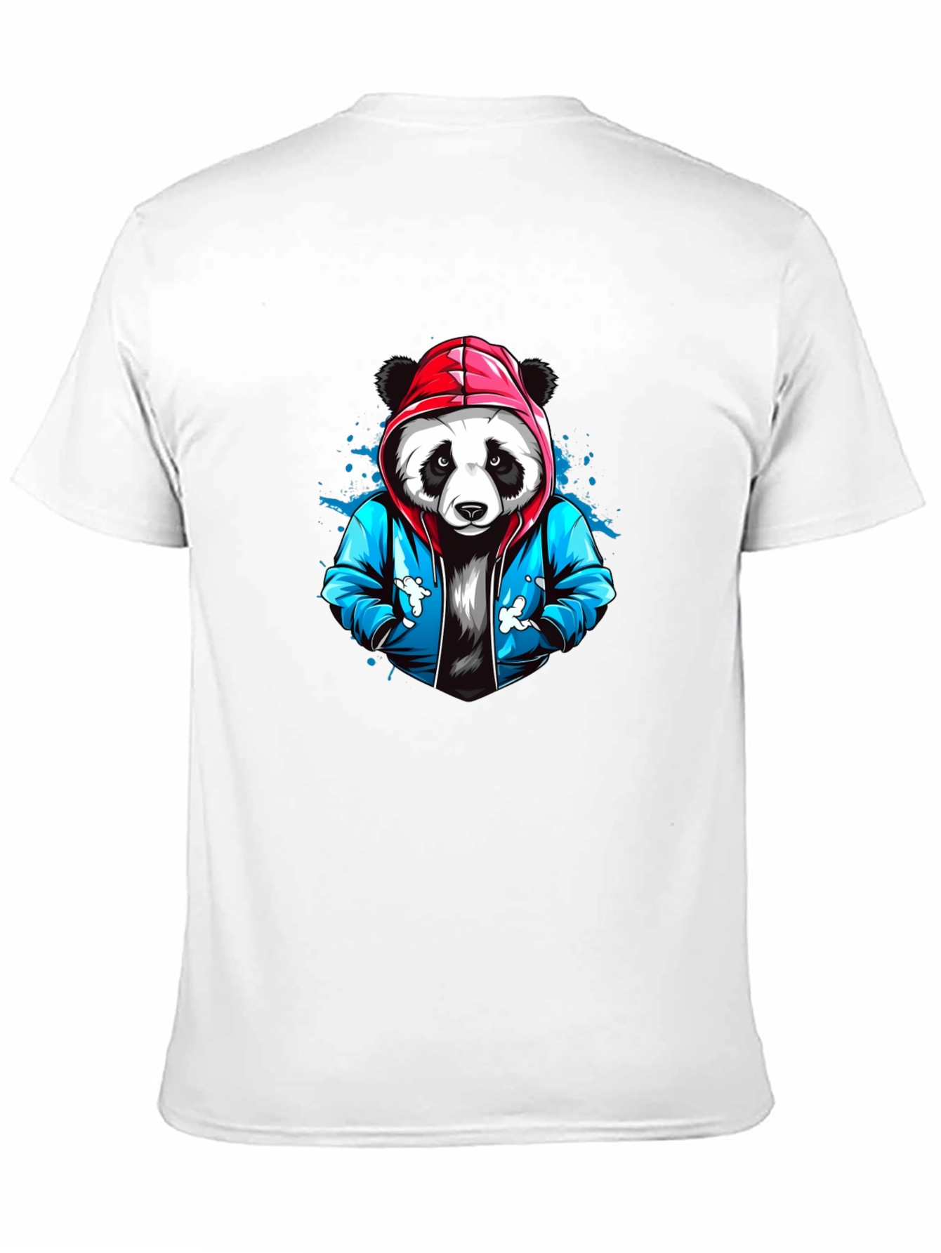 Cool Panda Graphic Tee - Black Cotton T-Shirt
