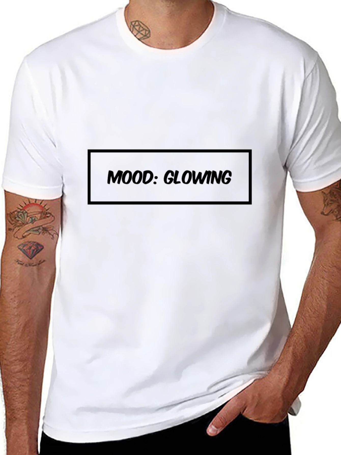 Mood Glowing Black T-Shirt