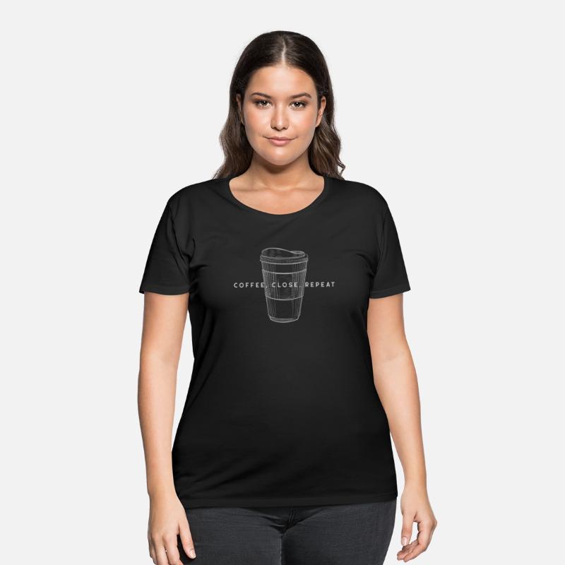 Coffee, Close, Repeat Sales Person T-Shirt
