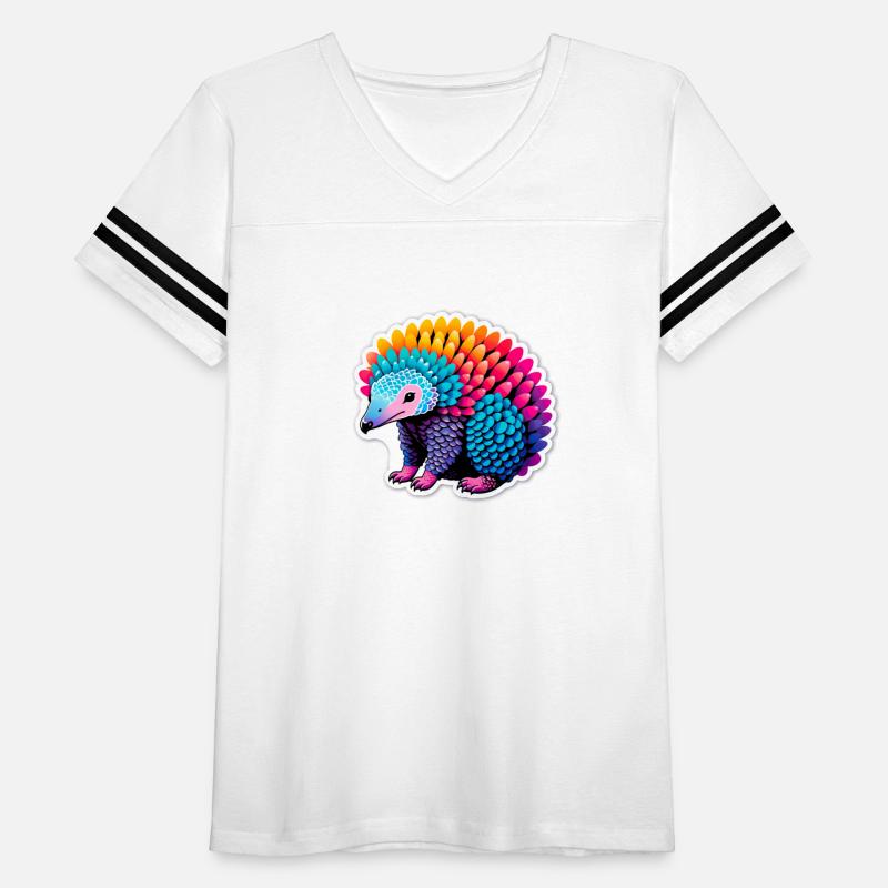 Colorful Scaled Animal Illustration