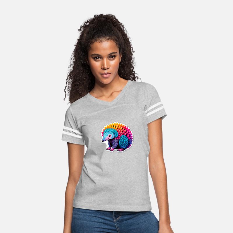 Colorful Scaled Animal Illustration