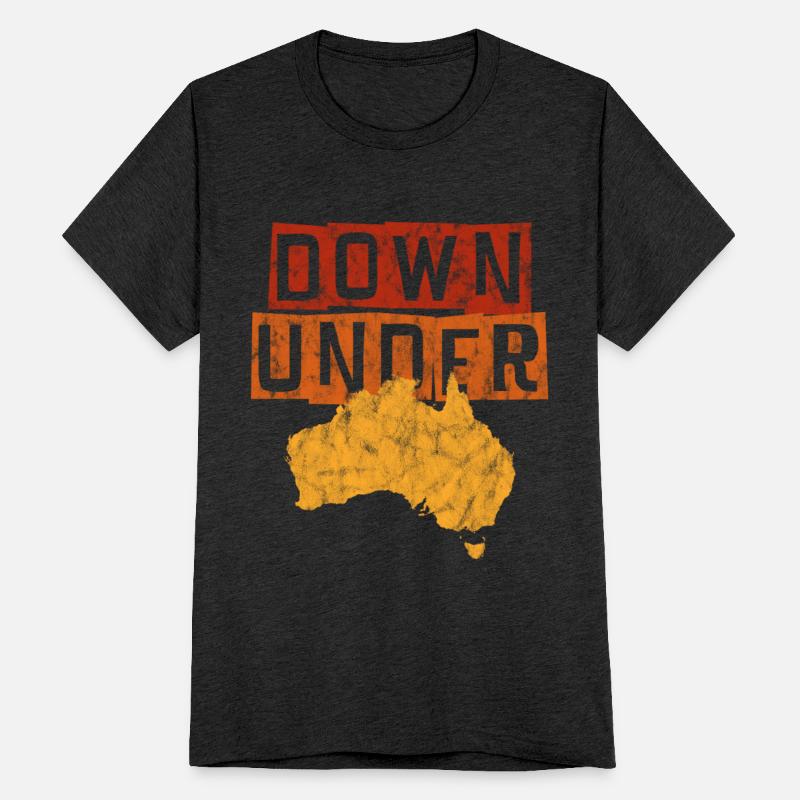 Continent Down Under Retro Australia Outback
