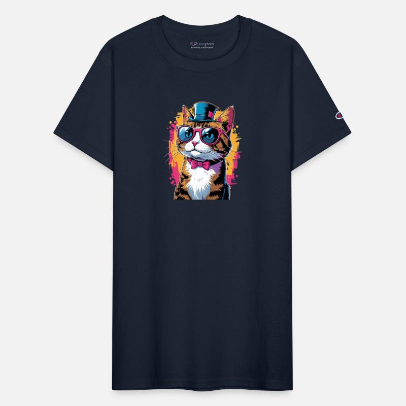 Cool Cat Vibes – Stylish Tuxedo Cat with Shades