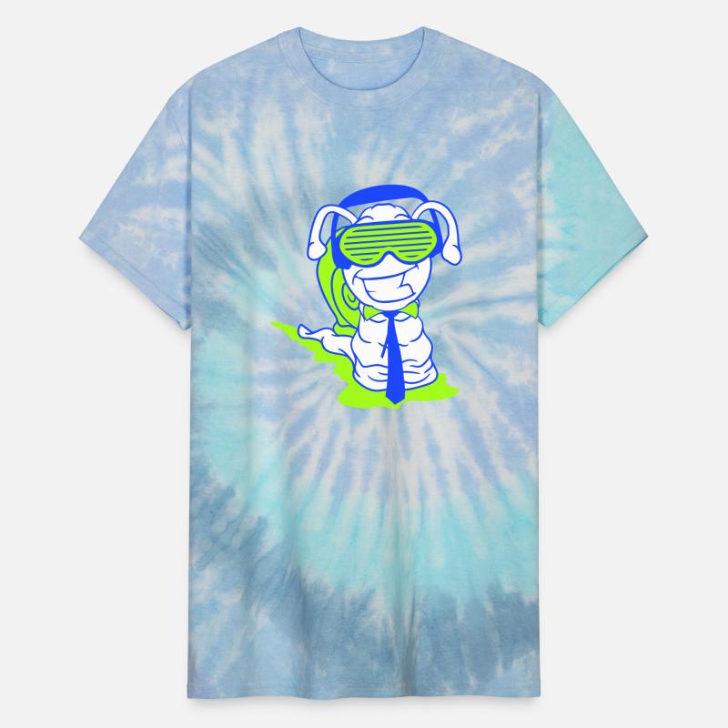 Cool DJ Snail Tie Grinning Smiling Music Party Fun