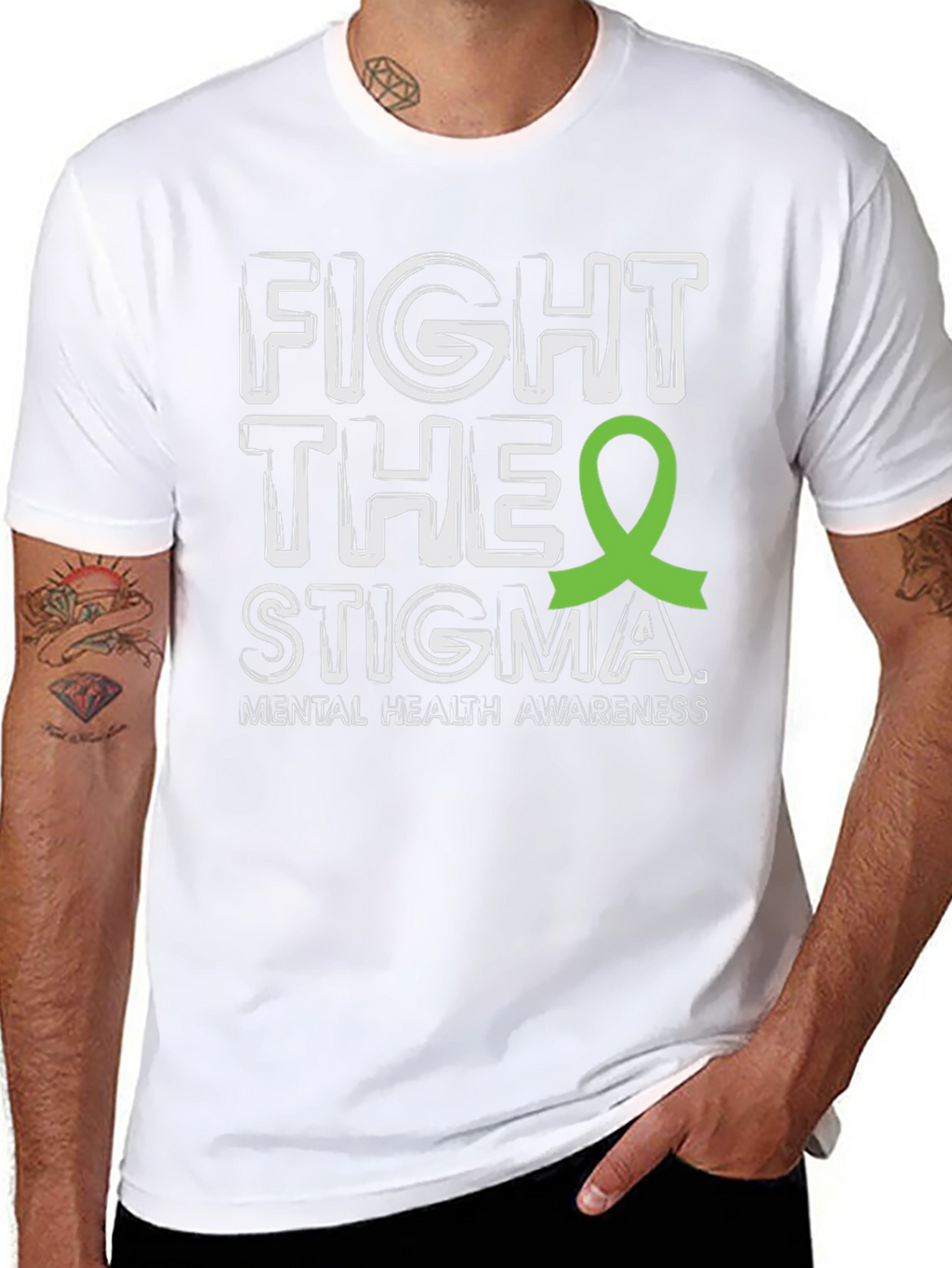 Fight The Stigma Mental Health Awareness Tee