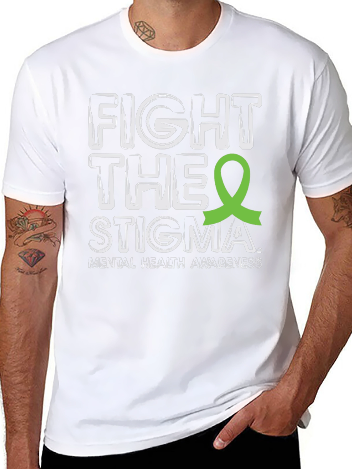 Fight The Stigma Mental Health Awareness Tee