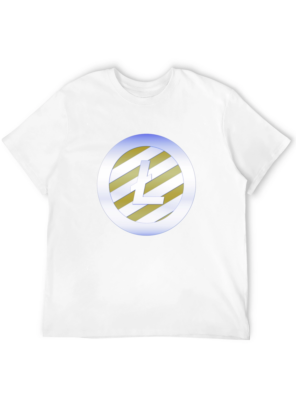 Litecoin Logo Black T-Shirt - Crypto Fan Apparel