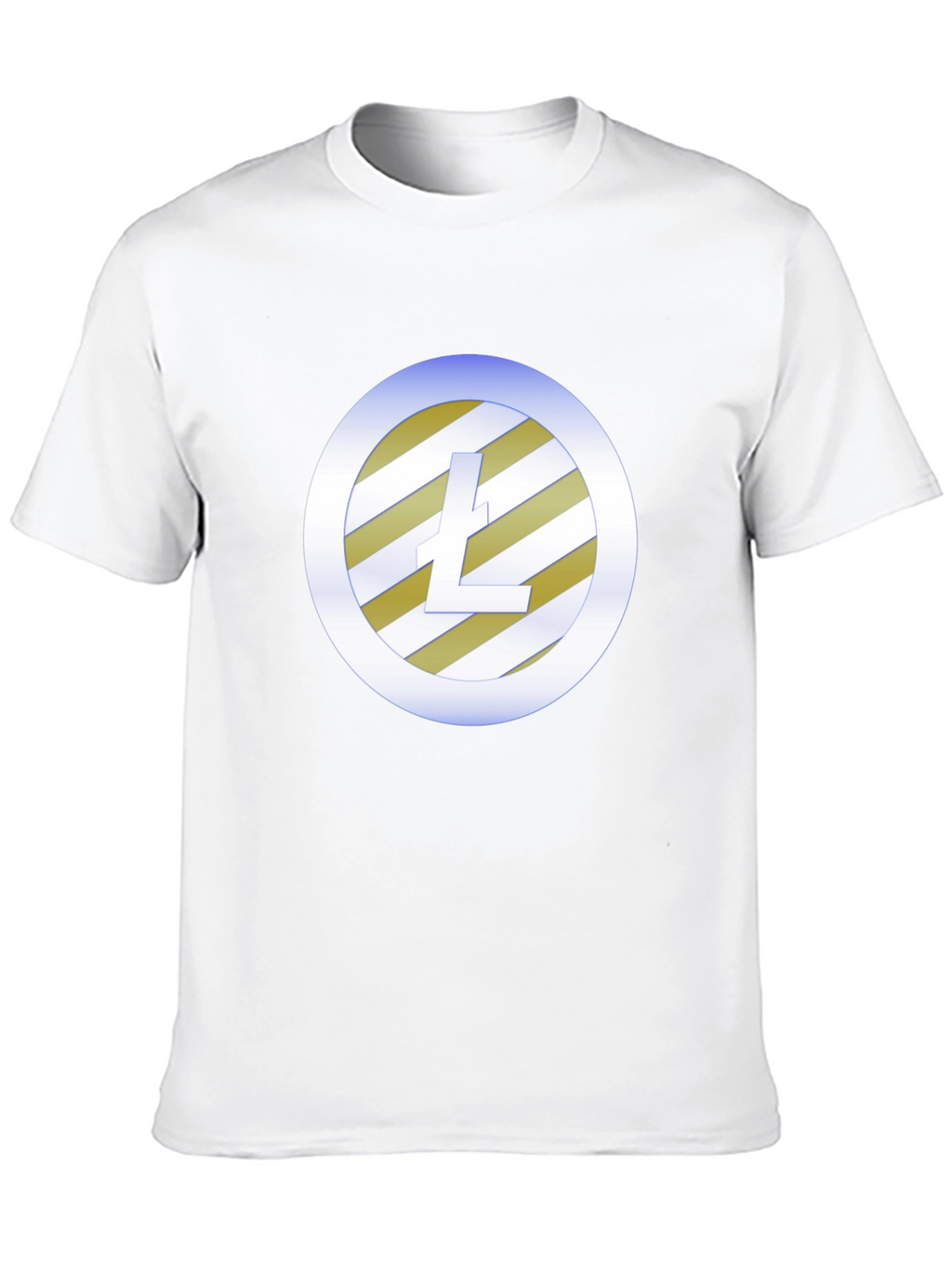 Litecoin Logo Black T-Shirt - Crypto Fan Apparel