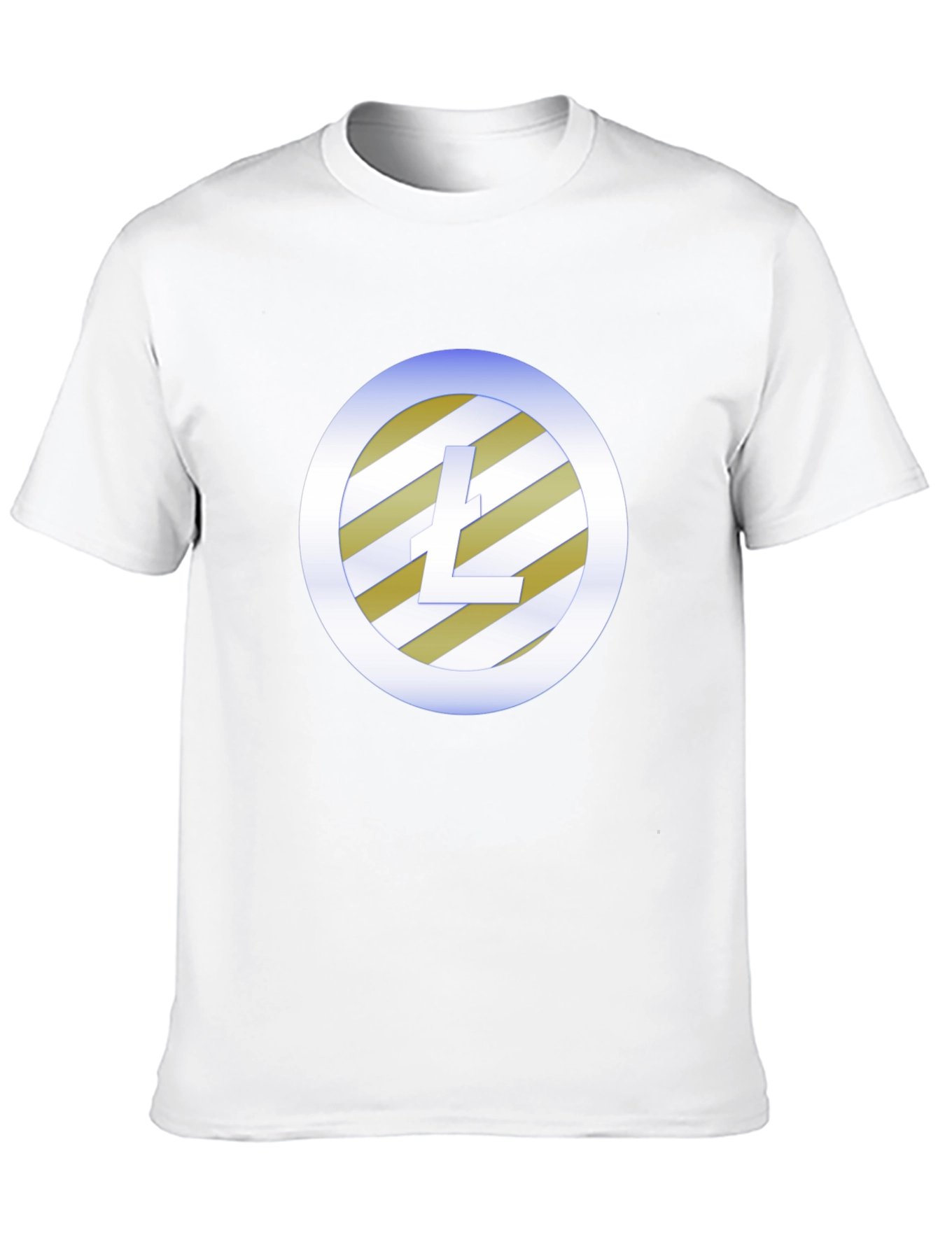 Litecoin Logo Black T-Shirt - Crypto Fan Apparel