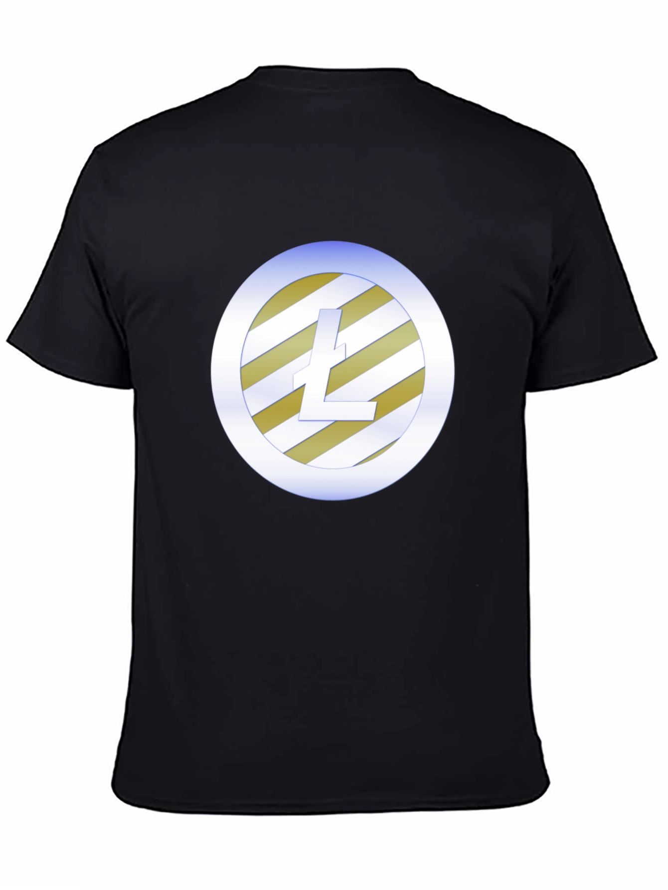 Litecoin Logo Black T-Shirt - Crypto Fan Apparel