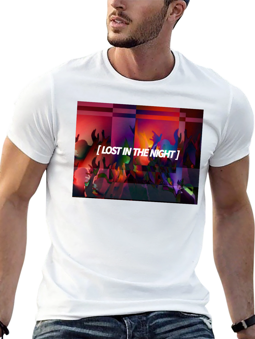 Lost in the Night Graphic T-Shirt