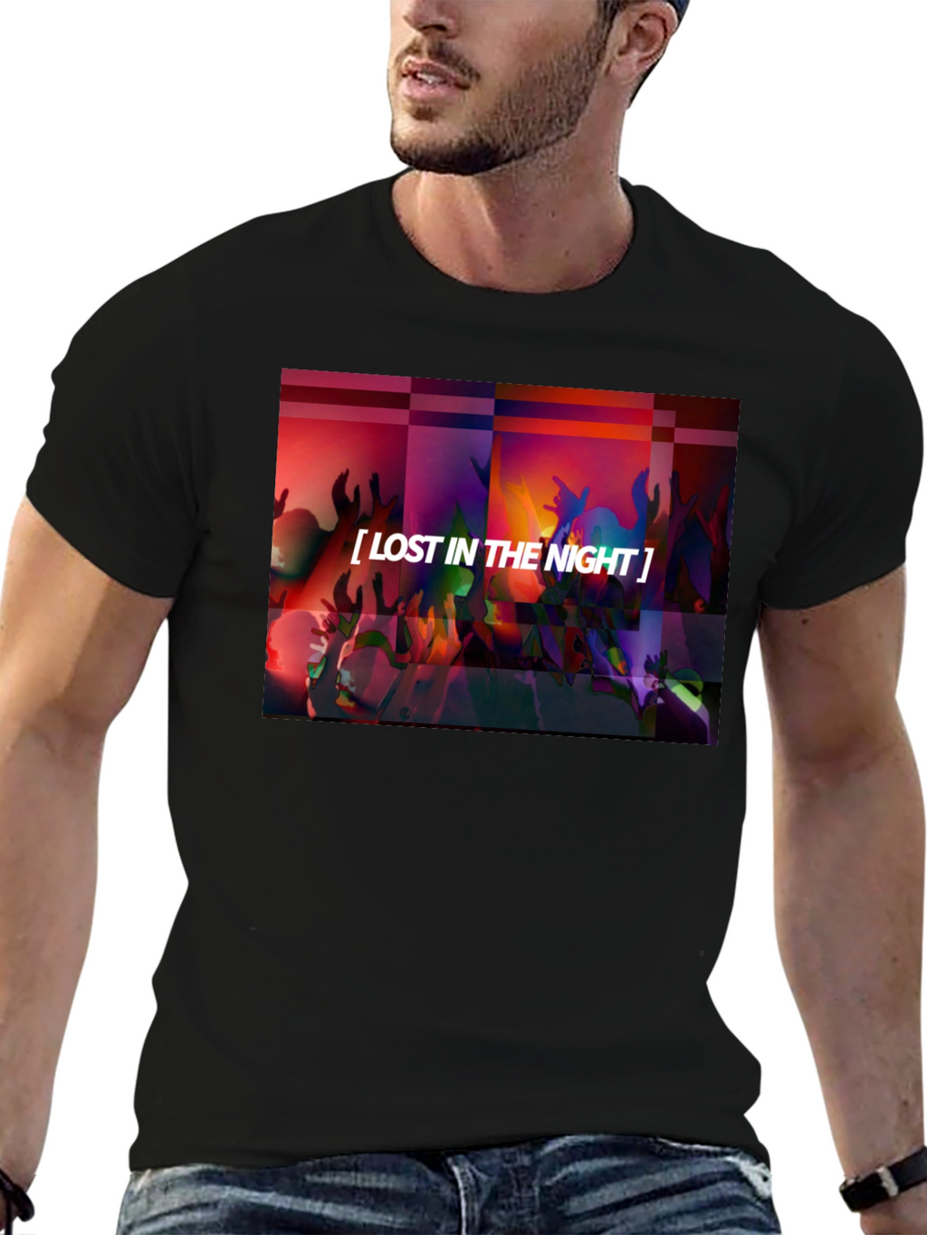 Lost in the Night Graphic T-Shirt