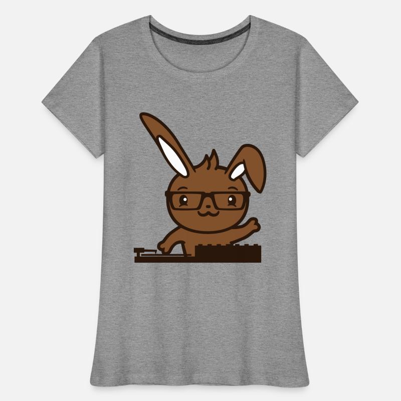 Cute Bunny DJ Rabbit Turntable Mixer Music Party