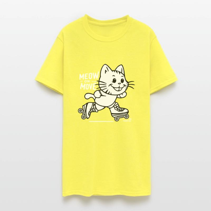 Cute Cat Rollerblading Summer Gift