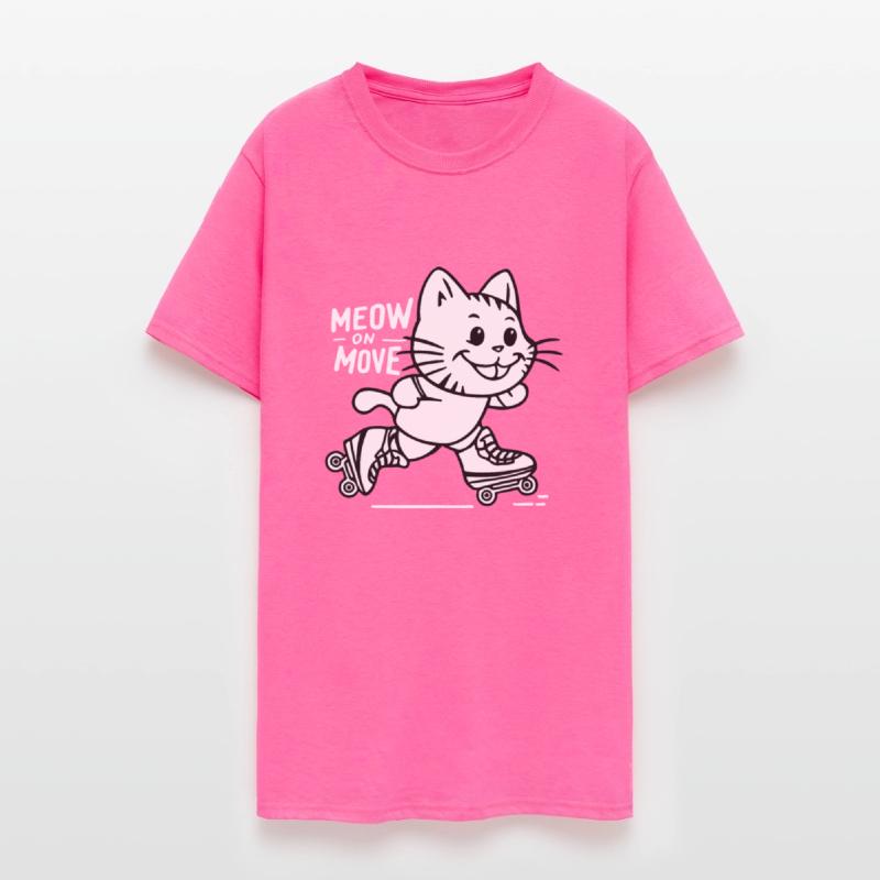 Cute Cat Rollerblading Summer Gift