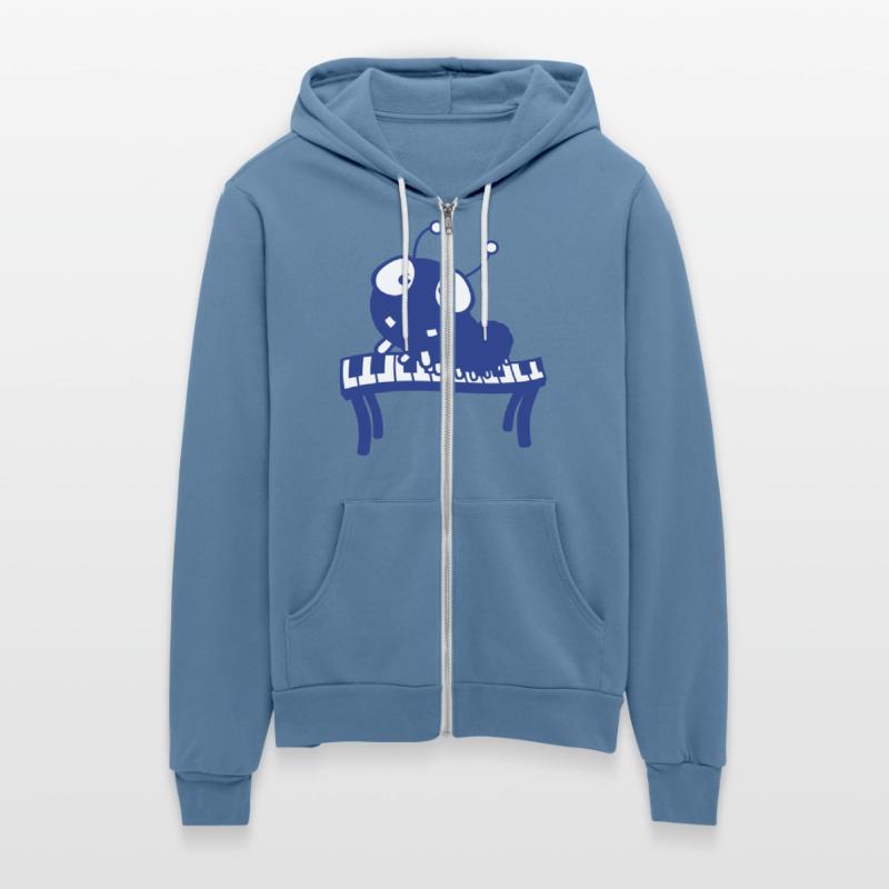 Cute Caterpillar Plays Keyboard Piano Keys Animal