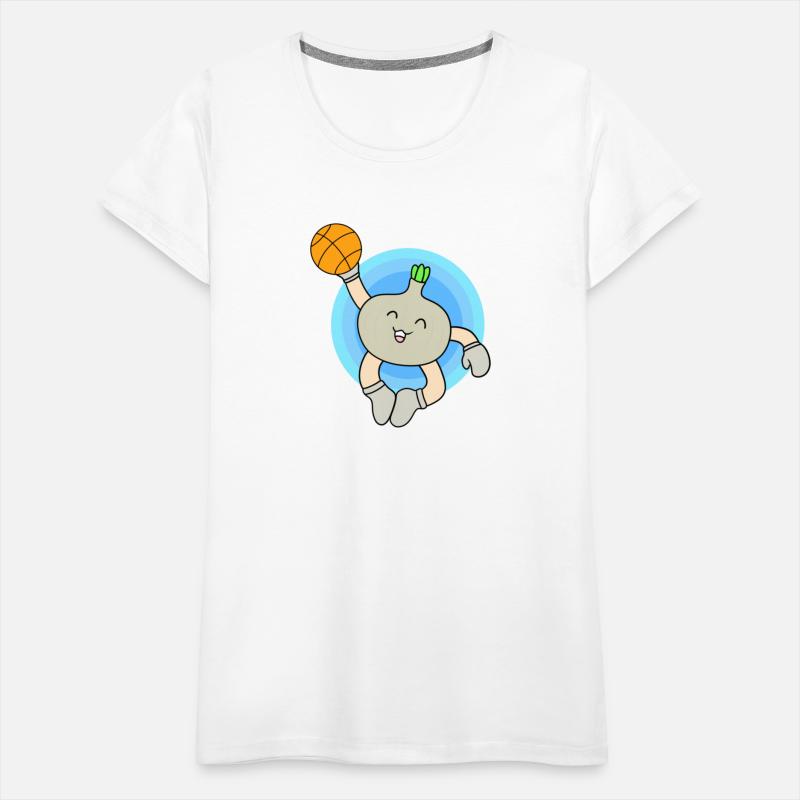 Cute garlic basketball