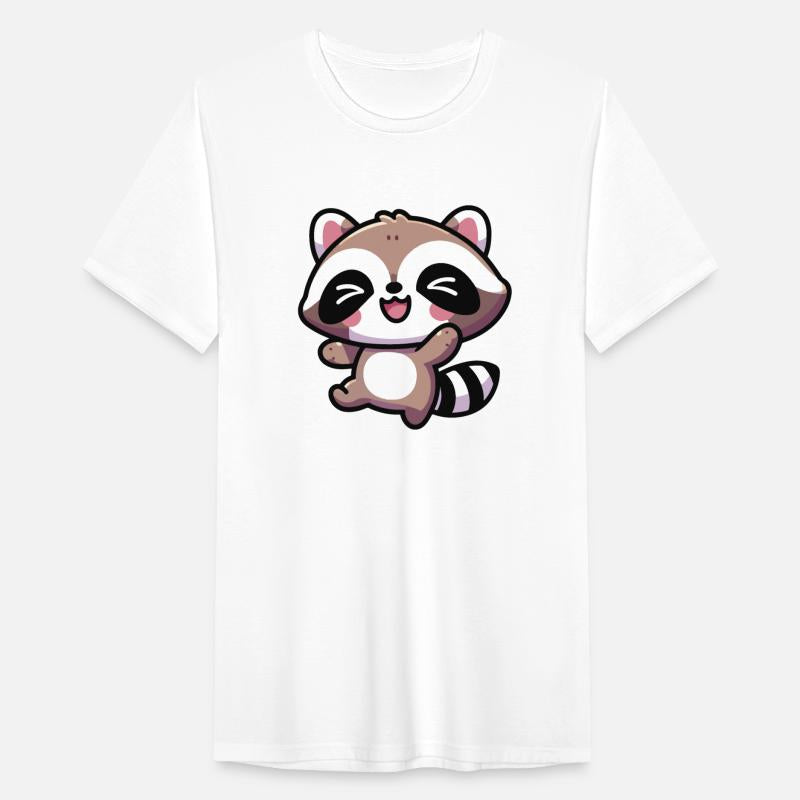 Cute Kawaii Happy Raccoon