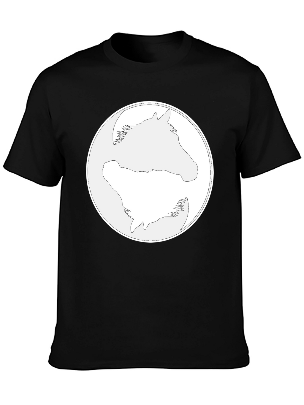 Yin Yang Horse Graphic Tee