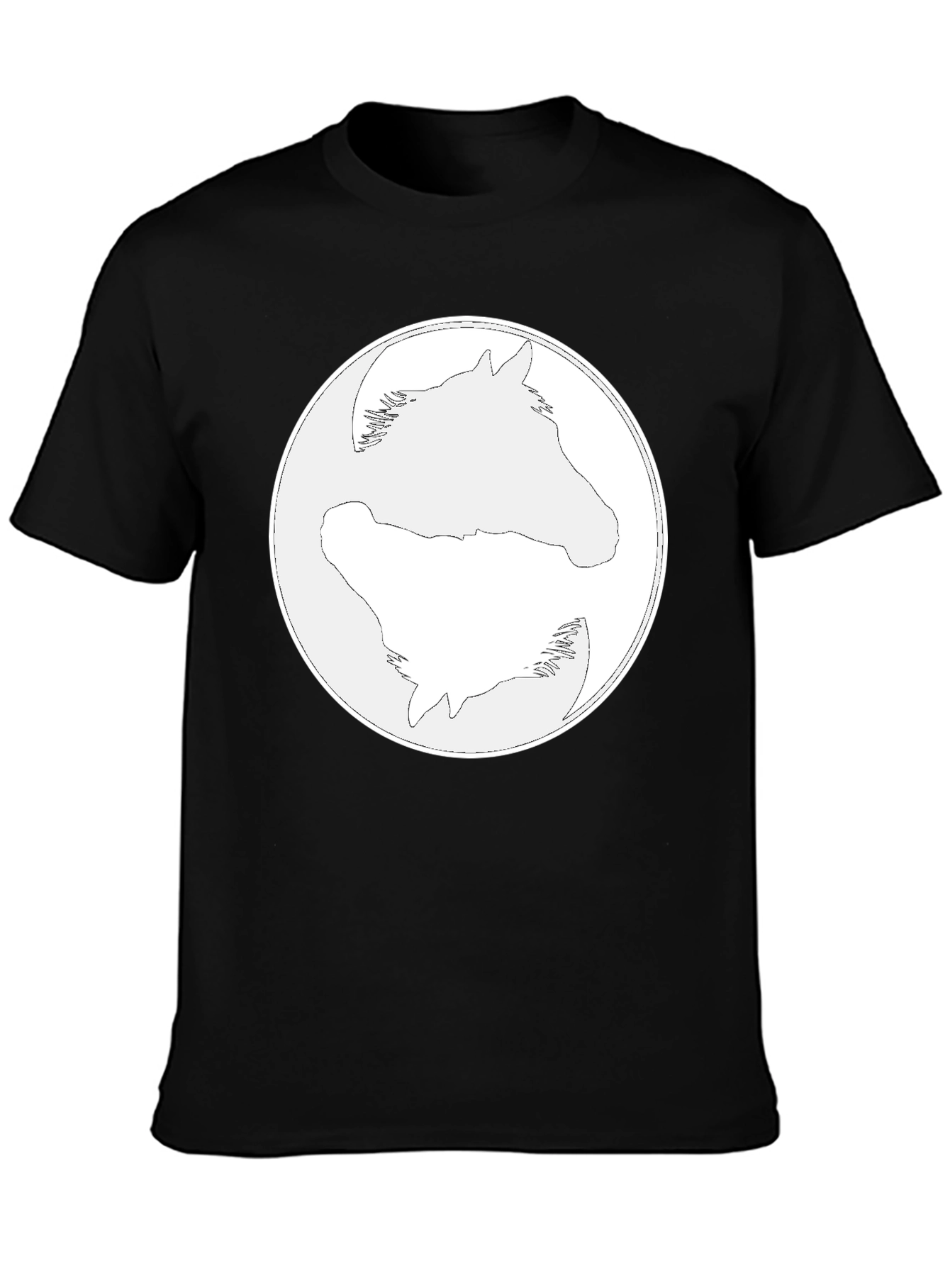 Yin Yang Horse Graphic Tee