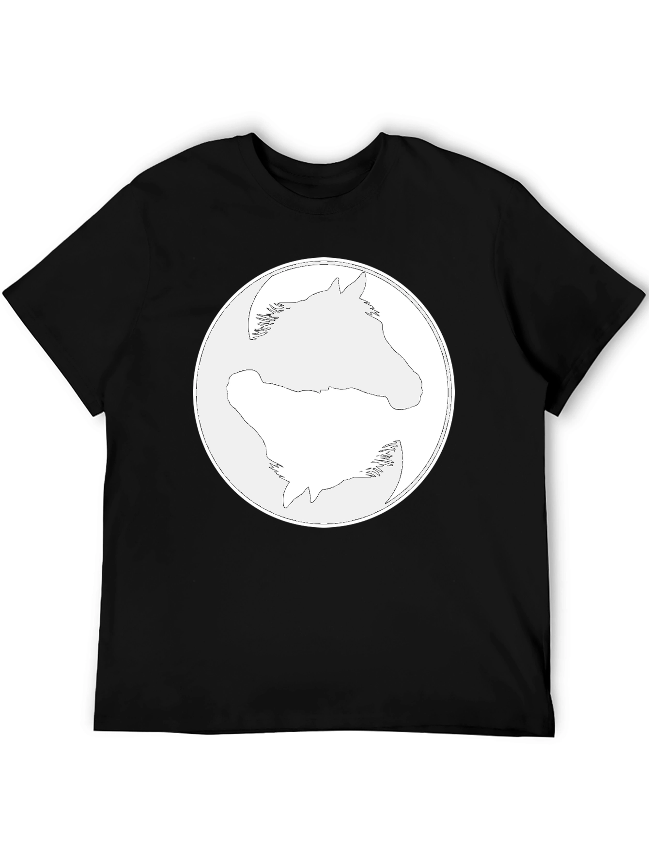 Yin Yang Horse Graphic Tee