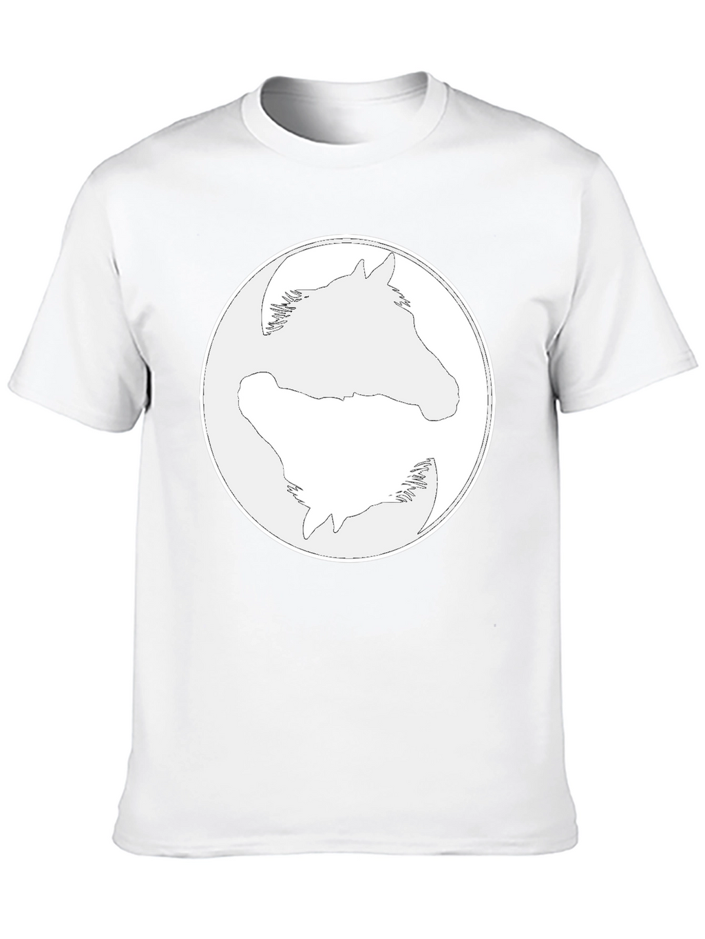Yin Yang Horse Graphic Tee