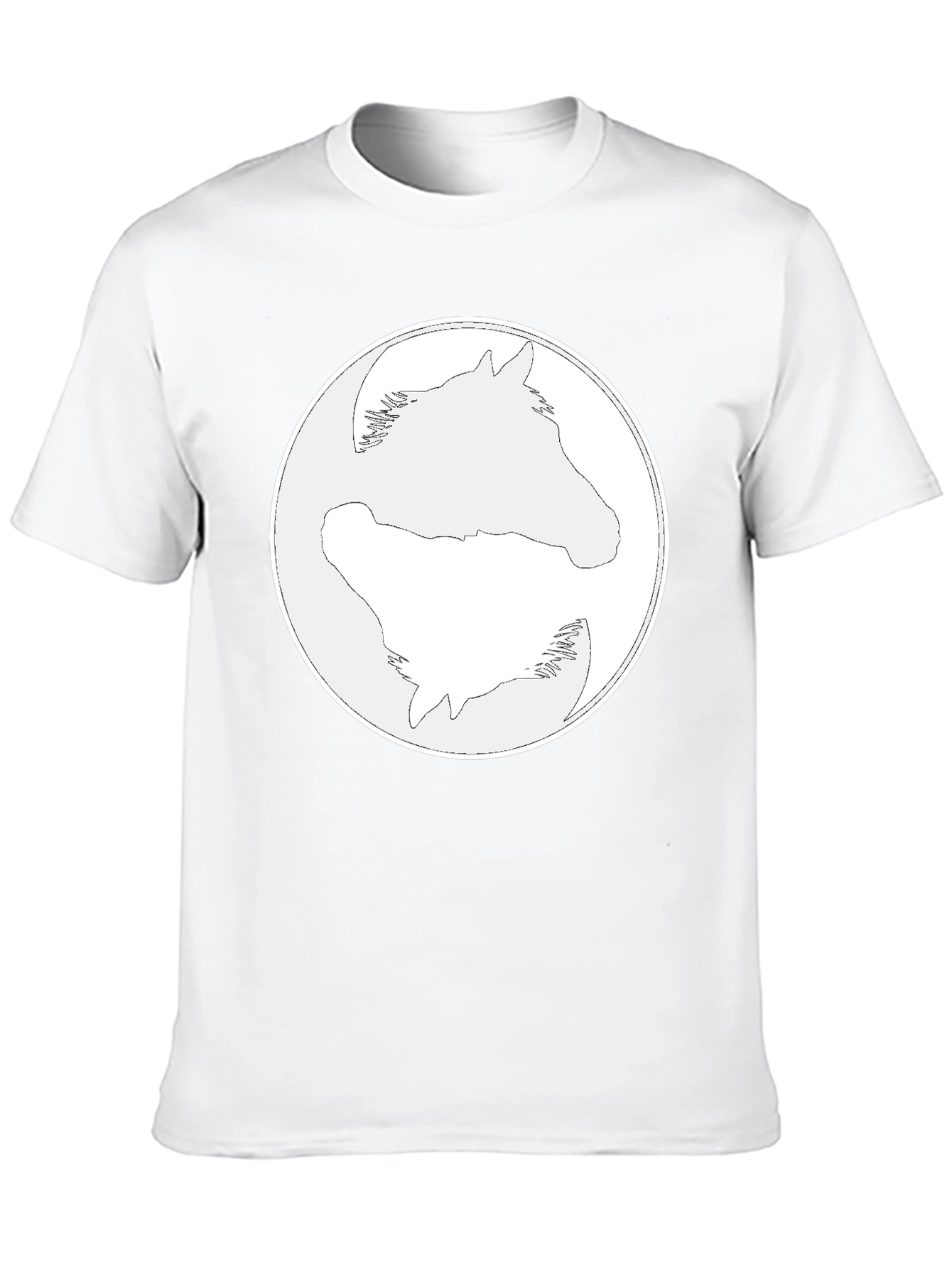 Yin Yang Horse Graphic Tee