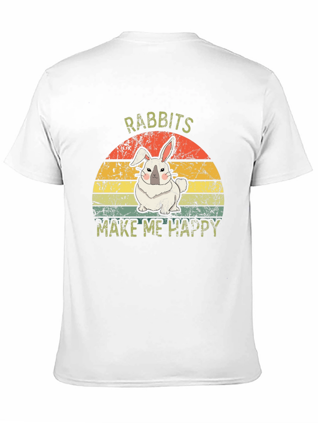 Rabbits Make Me Happy Graphic Tee